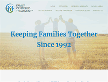 Tablet Screenshot of familycenteredtreatment.com